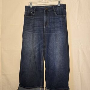 HALARA Women's Ankle & Cropped Jeans - Dark Blue